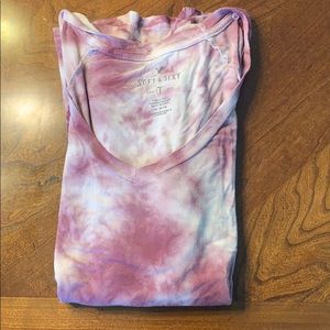 AMERICAN EAGLE soft and sexy acid wash tee